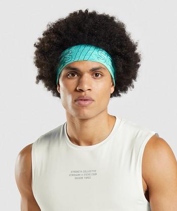 Gymshark Gymshark//Steve Cook Headband Hatt Accessories Blå | SE 4249BEX